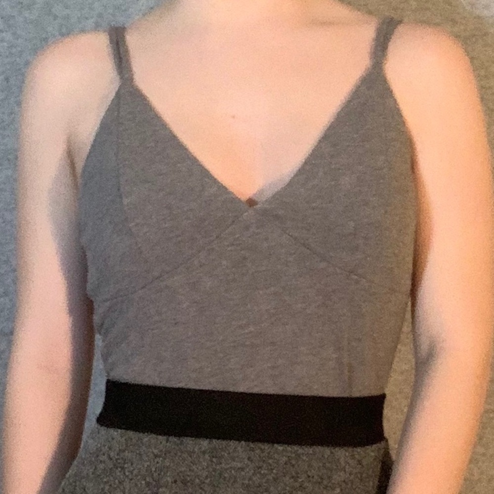 grey bodysuit